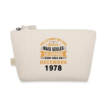 Les légendes sont nées en Décembre 1978 Cadeau - Trousse biologique - nature - Devant