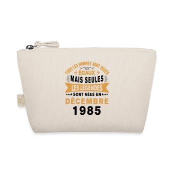 Les légendes sont nées en Décembre 1985 Cadeau - Trousse biologique - nature - Devant