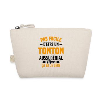 tonton génial cadeau humour tonton - Trousse biologique - nature - Devant