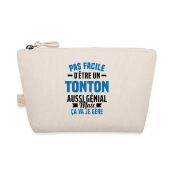 tonton génial cadeau humour tonton - Trousse biologique - nature - Devant