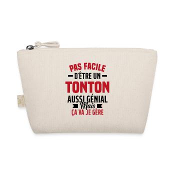 tonton génial cadeau humour tonton - Trousse biologique - nature - Devant