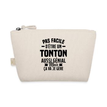 tonton génial cadeau humour tonton - Trousse biologique - nature - Devant