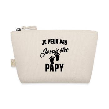 Je Peux Pas Je Vais Être Papy Cadeau Grand-père - Trousse biologique - nature - Devant