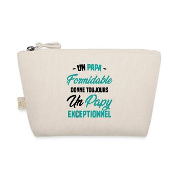 Papa Formidable Donne Toujours Papy Exceptionnel - Trousse biologique - nature - Devant