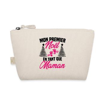 Mon Premier Noël en Tant que Maman - Trousse biologique - nature - Devant