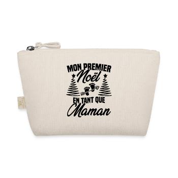 Mon Premier Noël en Tant que Maman - Trousse biologique - nature - Devant
