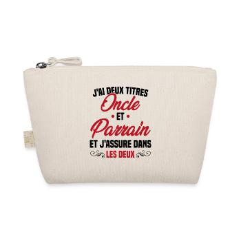 Oncle et Parrain Humour Cadeau - Trousse biologique - nature - Devant
