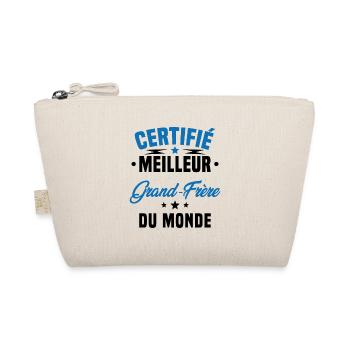 Certifié Meilleur Grand-frère Du Monde - Trousse biologique - nature - Devant