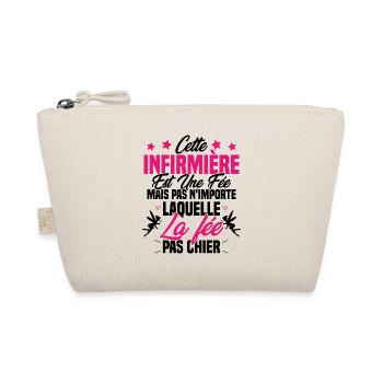cette infirmière est une fée / humour infirmière - Trousse biologique - nature - Devant