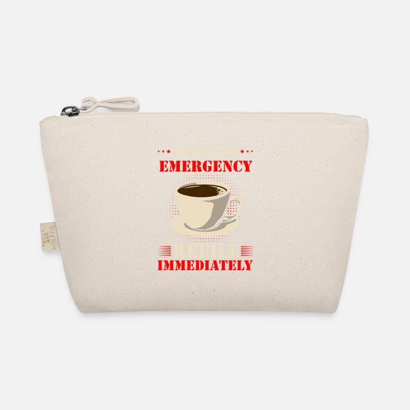 Funny Caffeine Barista Coffee Drinker Organic Pouch