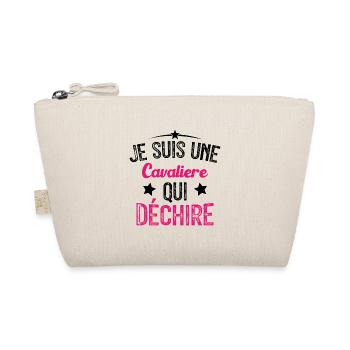 Je suis une Cavalière Qui Déchire - Trousse biologique - nature - Devant
