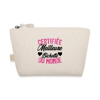 Certifiée meilleure bichette du monde - Trousse biologique - nature - Devant