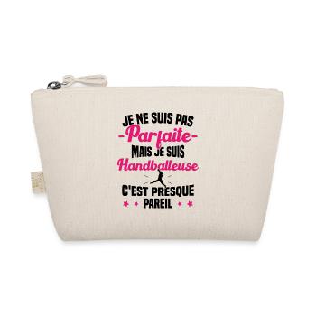 Pas Parfaite Mais Je suis Handballeuse Cadeau - Trousse biologique - nature - Devant