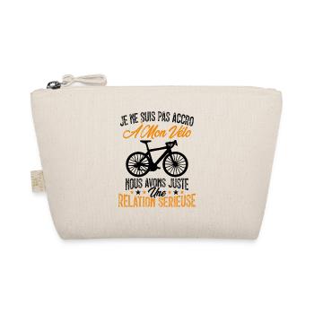 Je ne suis pas accro à mon vélo Cadeau cycliste - Trousse biologique - nature - Devant