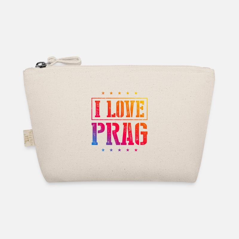 I Love Prag - Bio-Täschchen - Natur