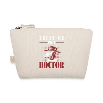 Medieval plague doctor Sarcastic - Organic Pouch - nature - Front