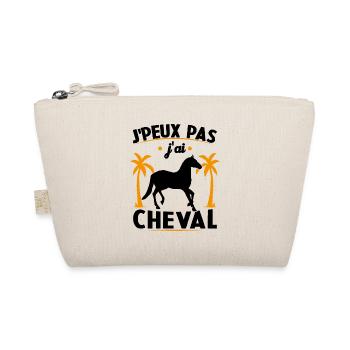 Je Peux Pas J'ai Cheval - Trousse biologique - nature - Devant