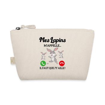 Mes Lapins m'appellent et je dois aller - Trousse biologique - nature - Devant