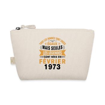 Les légendes sont nées en Février 1973 Vintage - Trousse biologique - nature - Devant