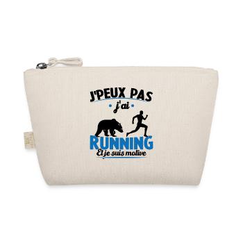 Je peux pas j'ai running et je suis motivé - Trousse biologique - nature - Devant