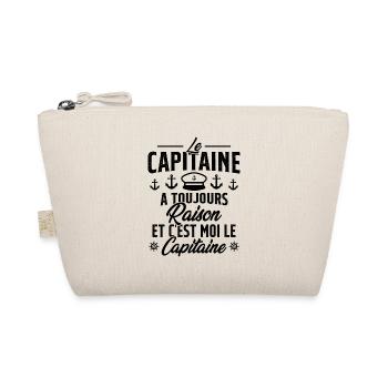 Le Capitaine A Toujours Raison C'est Moi Capitaine - Trousse biologique - nature - Devant