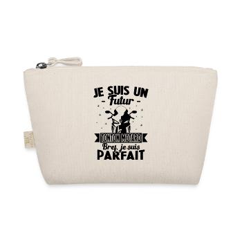 Je suis un futur Tonton Motard Humour Tonton - Trousse biologique - nature - Devant