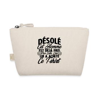 Désolé cet homme est déjà pris - Trousse biologique - nature - Devant