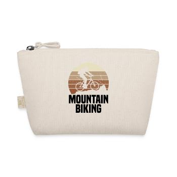 Mountain Bike Cycling Biker Cycling - Organic Pouch - nature - Front