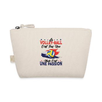 le Volley ball Est Une Passion idée Cadeau - Trousse biologique - nature - Devant
