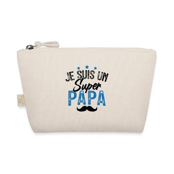 Je suis un super papa idée cadeau - Trousse biologique - nature - Devant