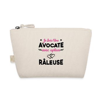 Femme je suis une avocate avec option râleuse - Trousse biologique - nature - Devant