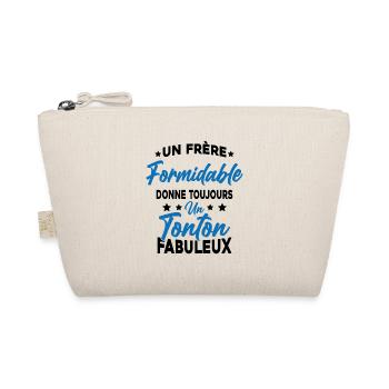 Un Frère Formidable - Un Tonton Fabuleux - Trousse biologique - nature - Devant