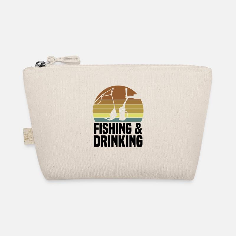 Fish Hook Fish Funny Rods Organic Pouch