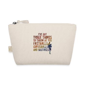 Baseball - Bio-Täschchen - Natur - Vorne