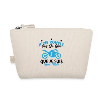 Je Ne Ronfle Pas Je Rêve Que Je Suis Une Moto - Trousse biologique - nature - Devant