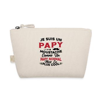 Un Papy Moustache Comme Un Papy Normal - Trousse biologique - nature - Devant