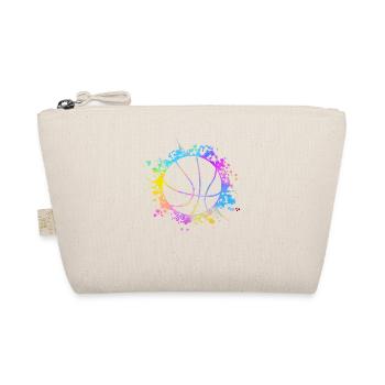 Basketball Bunte Spritzer - Bio-Täschchen - Natur - Vorne