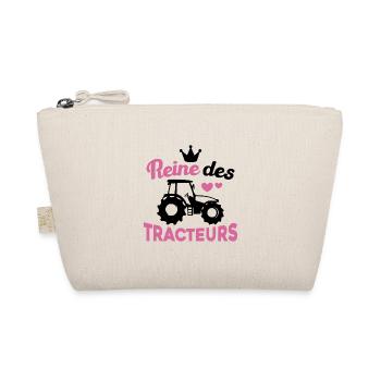 Drôle Femme Reine Agricultrice Tracteur Cadeau - Trousse biologique - nature - Devant