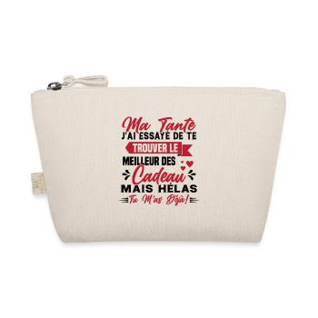 Ma tante Cadeau Fête des Mères Enfant Famille - Trousse biologique - nature - Devant