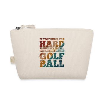Golfplatz zum Golfen Golf - Bio-Täschchen - Natur - Vorne
