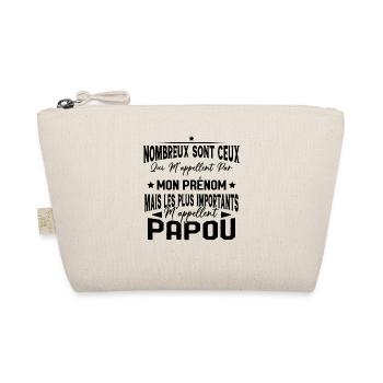 Les plus importants Mappellent Papou Humour Cadeau - Trousse biologique - nature - Devant