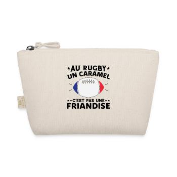 Au Rugby Un Caramel C'est Pas Une Friandise - Trousse biologique - nature - Devant