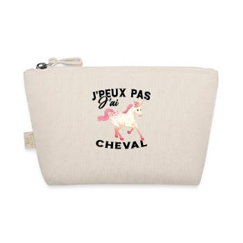 J'peux Pas J'ai Cheval - Cadeau Fille - Trousse biologique - nature - Devant