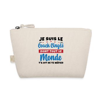 Coach Cinglé Humour Coaching Sportif Cadeau - Trousse biologique - nature - Devant