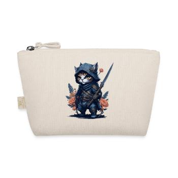 Préparez-vous à l’action avec le chat ninja - Trousse biologique - nature - Devant