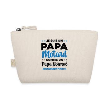 Homme Papa Motard Humour Cadeau motocycliste - Trousse biologique - nature - Devant