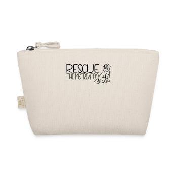 Save the abused dog rescue - Organic Pouch - nature - Front