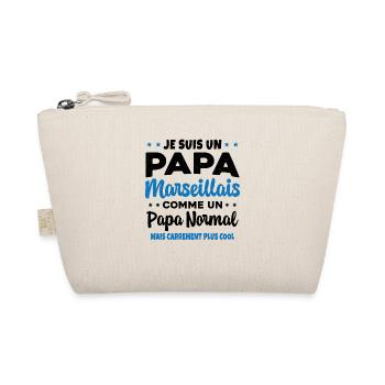 Homme Papa Marseillais Cadeau Père Humour - Trousse biologique - nature - Devant