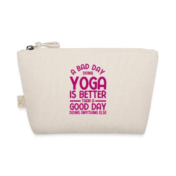 Yogalehrer Spruch Für Yogi Yoga - Bio-Täschchen - Natur - Vorne