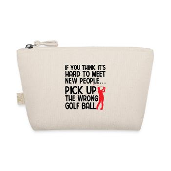 Golfplatz zum Golfen Golf - Bio-Täschchen - Natur - Vorne
